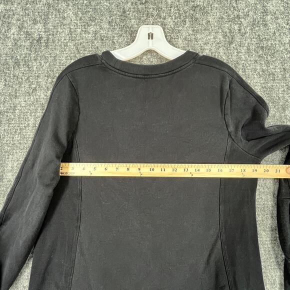 Athleta Dress‎ Womens Medium Black Balance Semi Fitted Above Knee Crew Neck - Picture 7 of 9